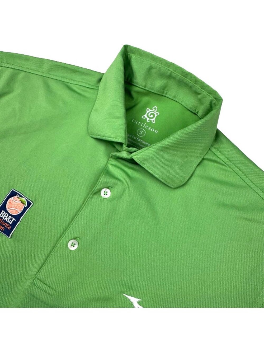 Turtleson x Mizuno Men's Atlanta US Open Performance Polo Shirt Green • Small
